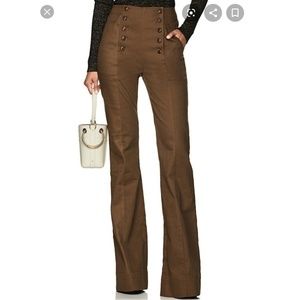 Ulla Johnson Ashton High-Waist Wide Leg Pants 4